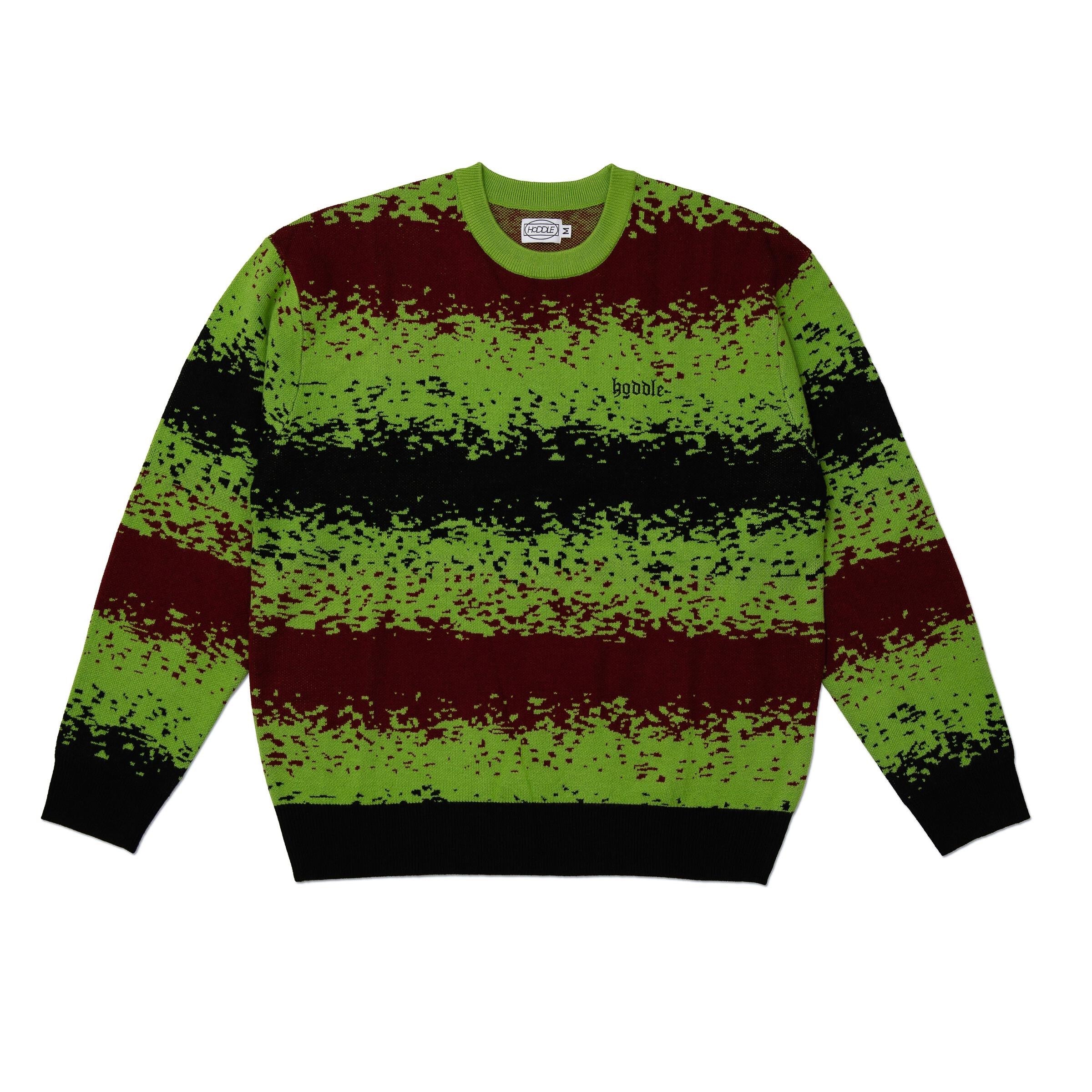 Hoddle Spray Stripe Knit Green/Red – Rose Street Skateshop