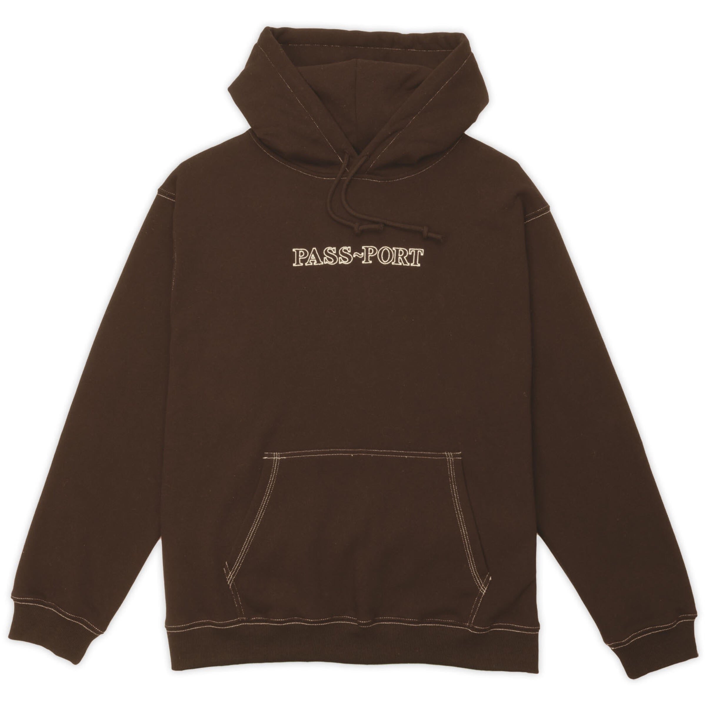 Pass-Port Official Organic Hoodie Bark | Rose Street Skateshop
