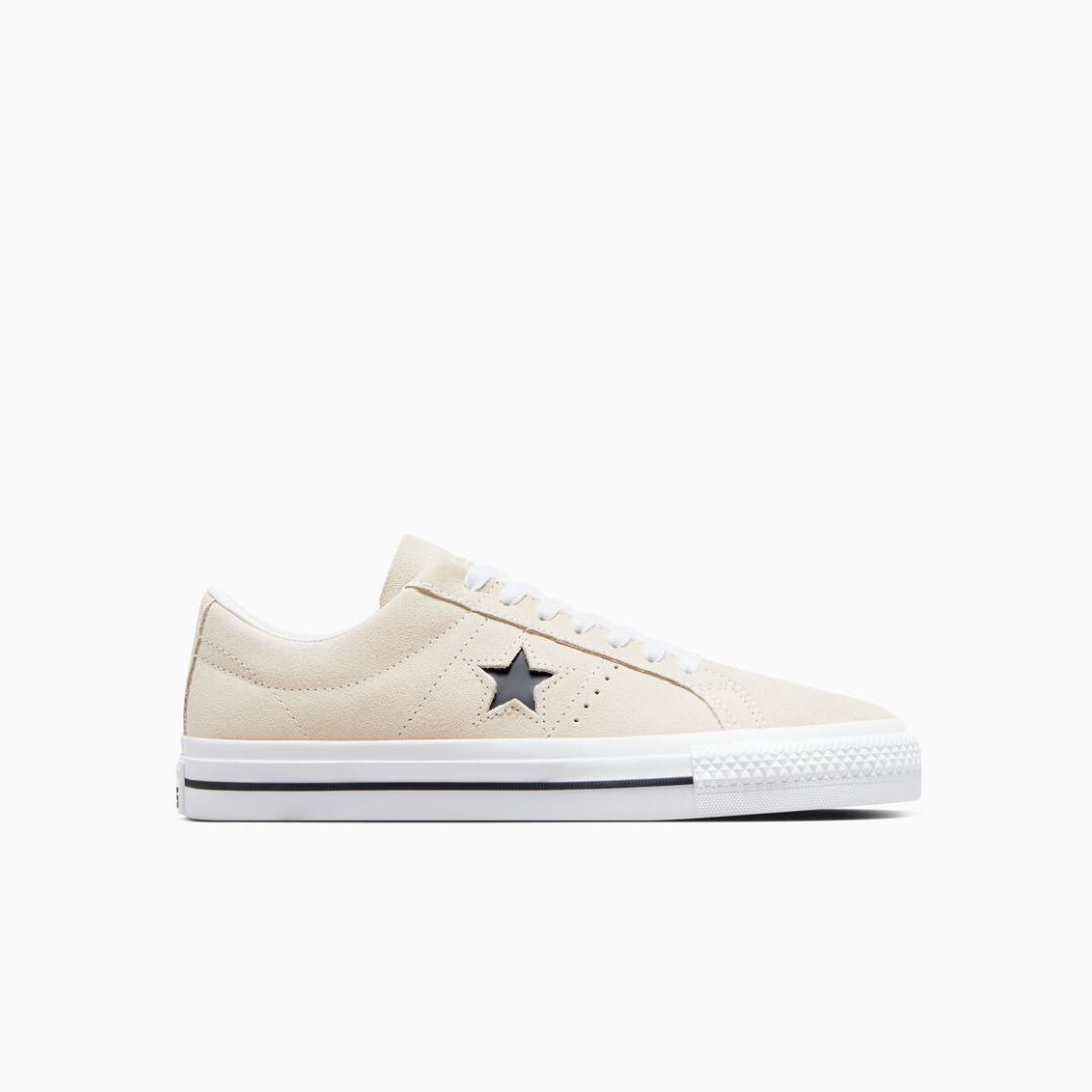 Converse One Star Pro Ox - Egret/White/Black – Rose Street Skateshop