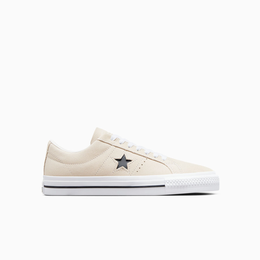 Converse One Star Pro Ox Egret White Black