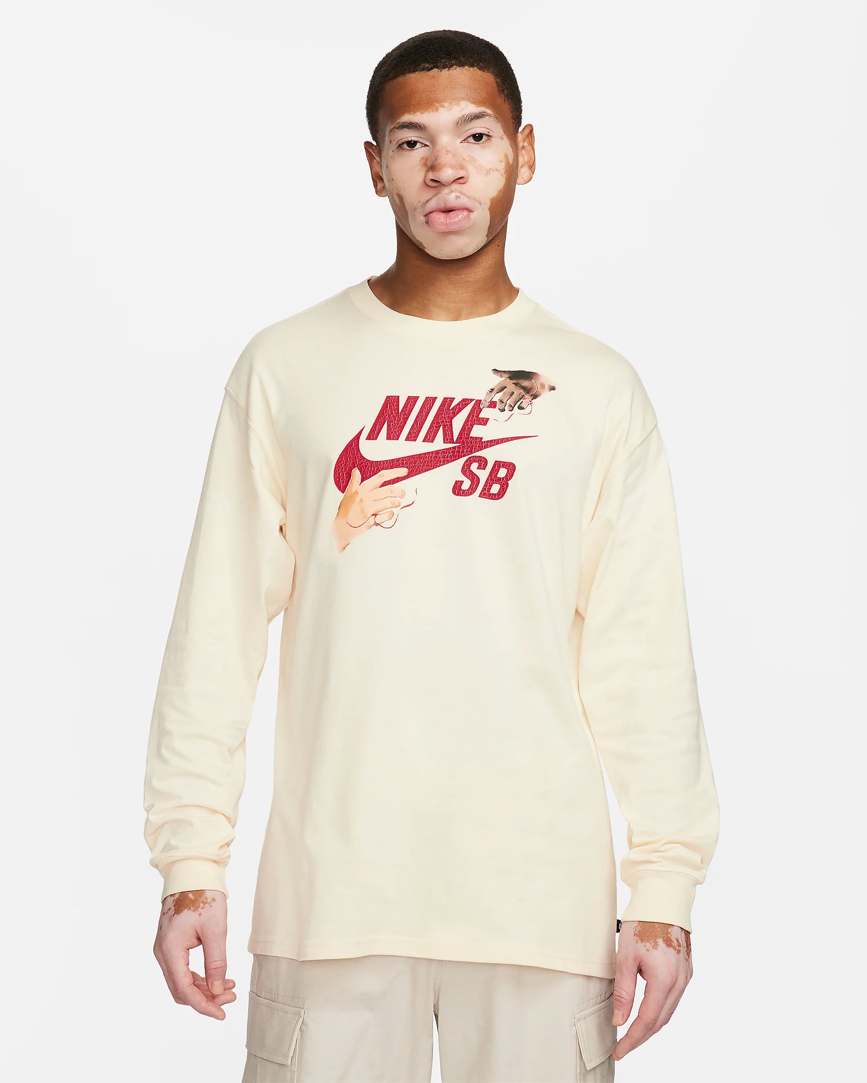 Nike SB Long Sleeve Skate Tee Coconut Milk