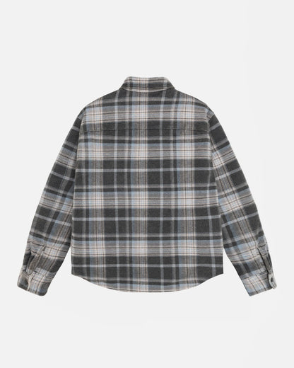 Stüssy Heavy Washed Plaid Shirt: Blue