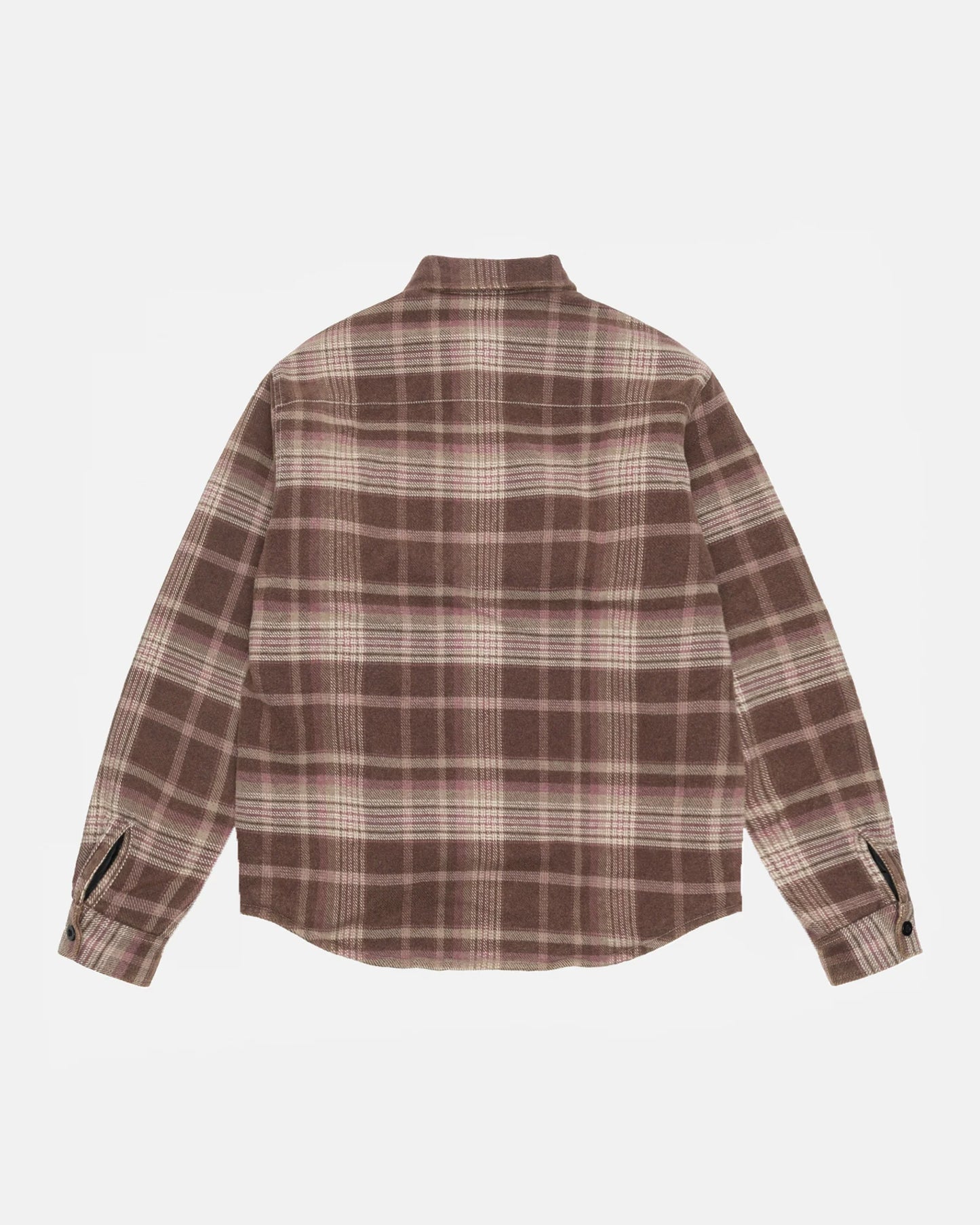 Stüssy Heavy Washed Plaid Shirt: Brown