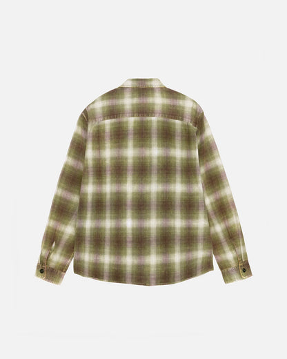 Stüssy Rocco Plaid Shirt: Green