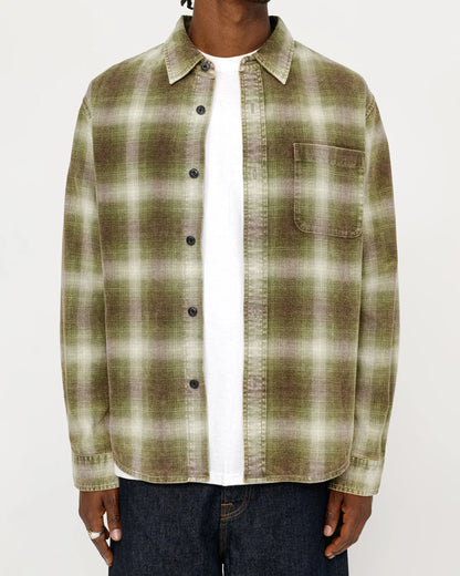 Stüssy Rocco Plaid Shirt: Green