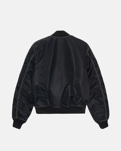 Stüssy Built Bomber Jacket: Black