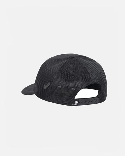 Stüssy Big Basic Trucker Cap: Black