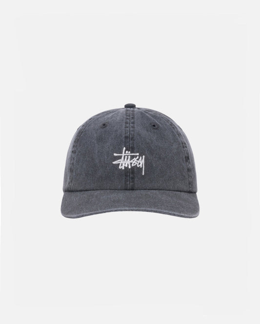 Stüssy Washed Basic Low Pro Cap: Charcoal