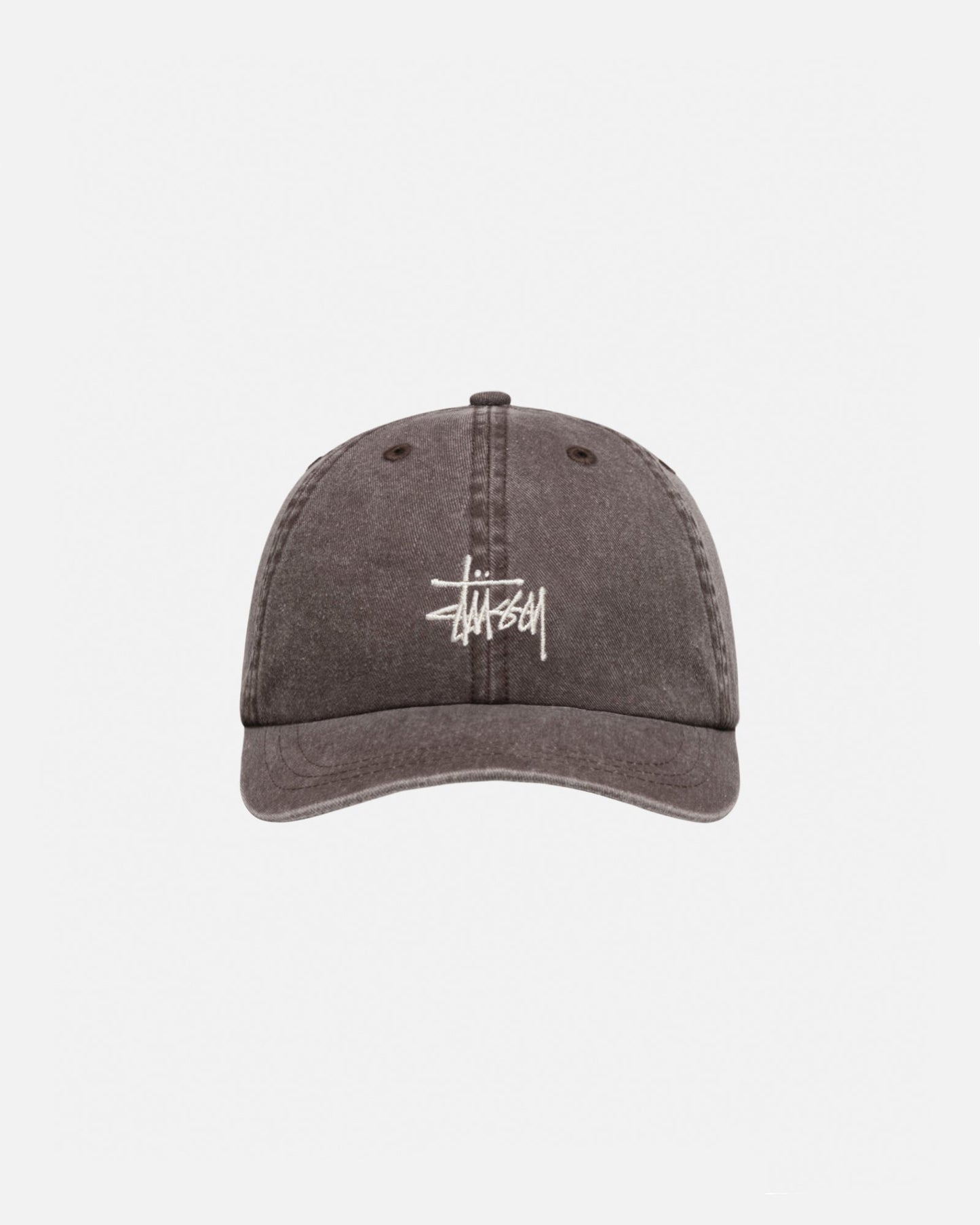 Stüssy Washed Basic Low Pro Cap: Mocha