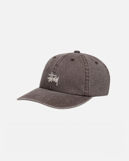 Stüssy Washed Basic Low Pro Cap: Mocha