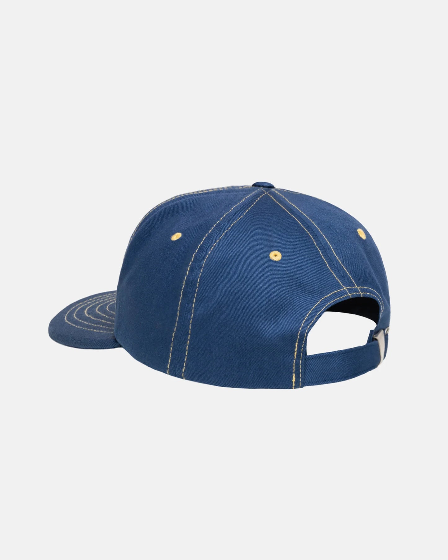 Stüssy Mid Depth Service Strapback Hat: Navy