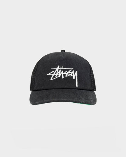 Stüssy Md Big Stock Mesh Cap: Black