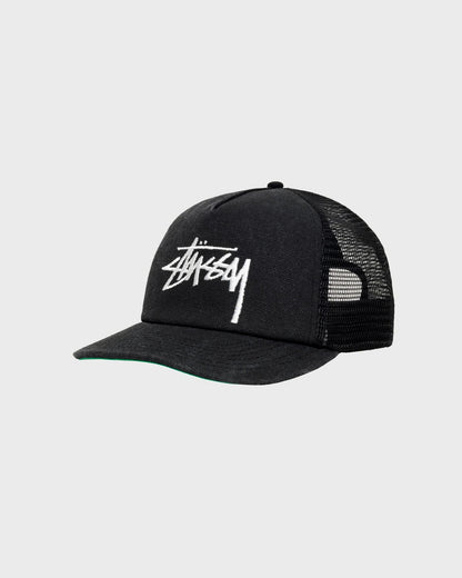 Stüssy Md Big Stock Mesh Cap: Black