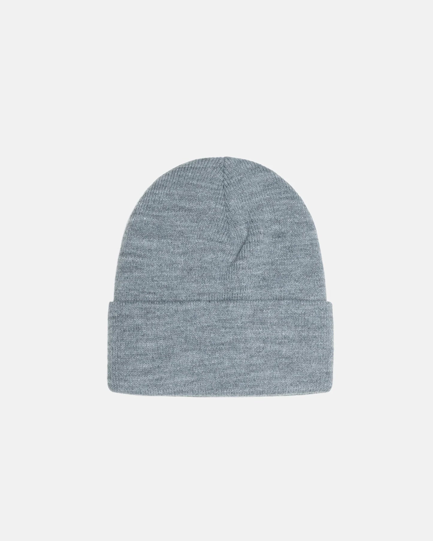 Stussy Stock Cuff Beanie: Heather Grey