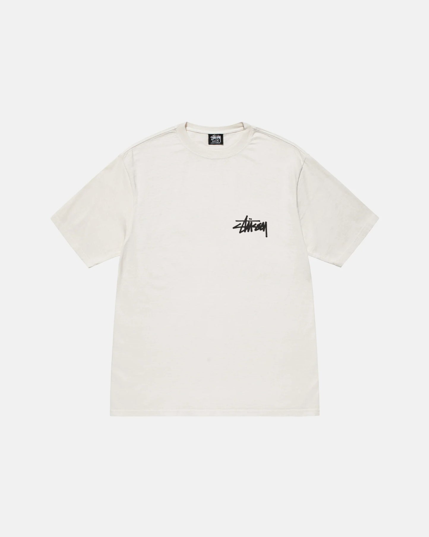 Stussy Old Phone Pigment Dyed Tee Natural