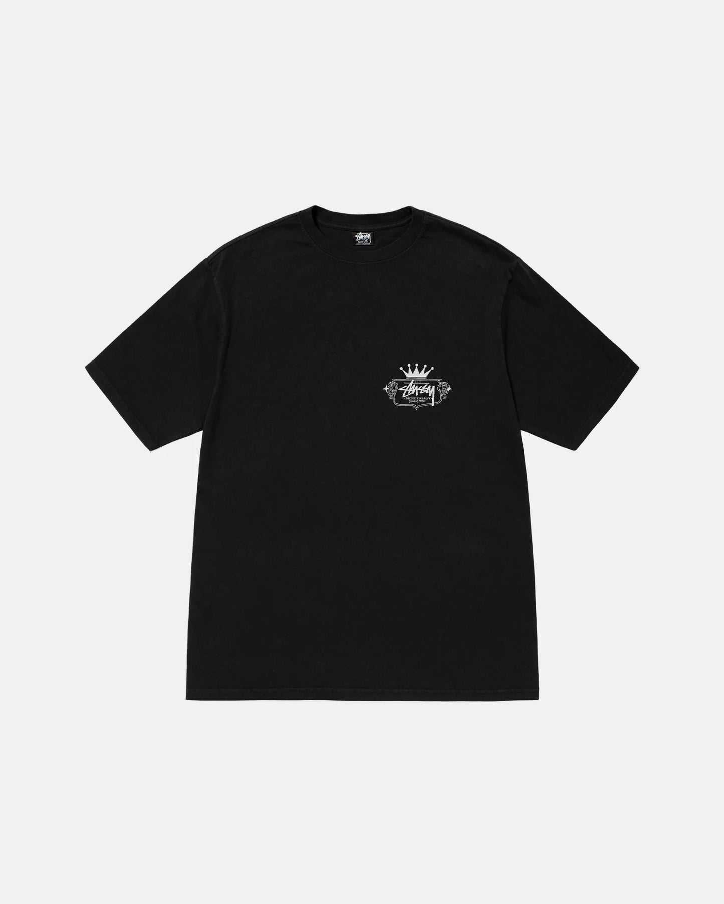 Stüssy Built To Last Tee Pigment Dyed Black