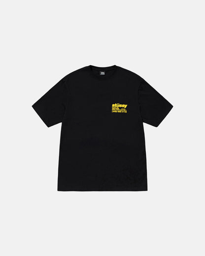 Stüssy DNA Pig. Dyed Tee: Black