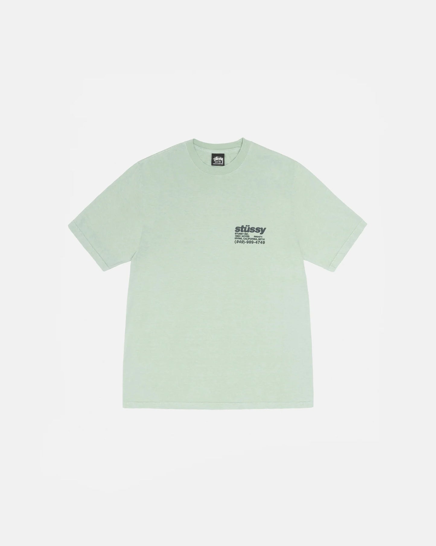 Stüssy DNA Pig. Dyed Tee: Granite