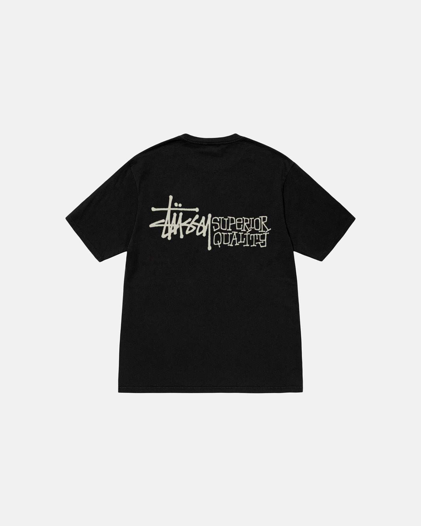 Stüssy Superior Quality Pigment Dye Tee: Black