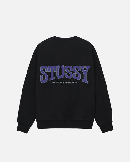 Stussy Burly Threads Crew Black
