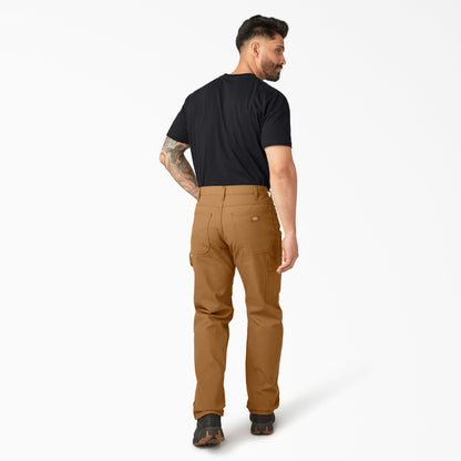 Dickies Duck Carpenter Relaxed Fit Pant, Rinsed Brown Duck