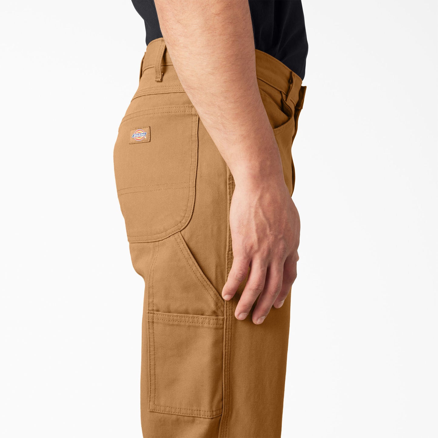 Dickies Duck Carpenter Relaxed Fit Pant, Rinsed Brown Duck