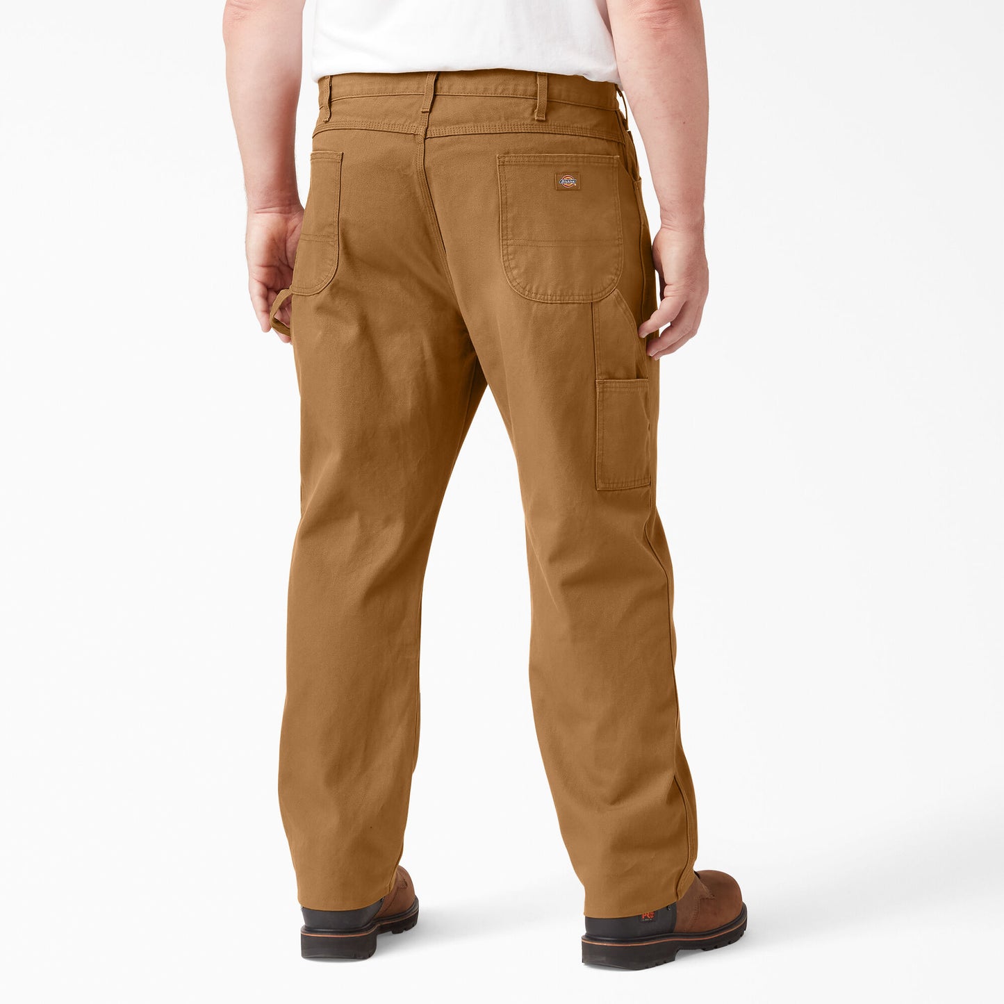 Dickies Duck Carpenter Relaxed Fit Pant, Rinsed Brown Duck