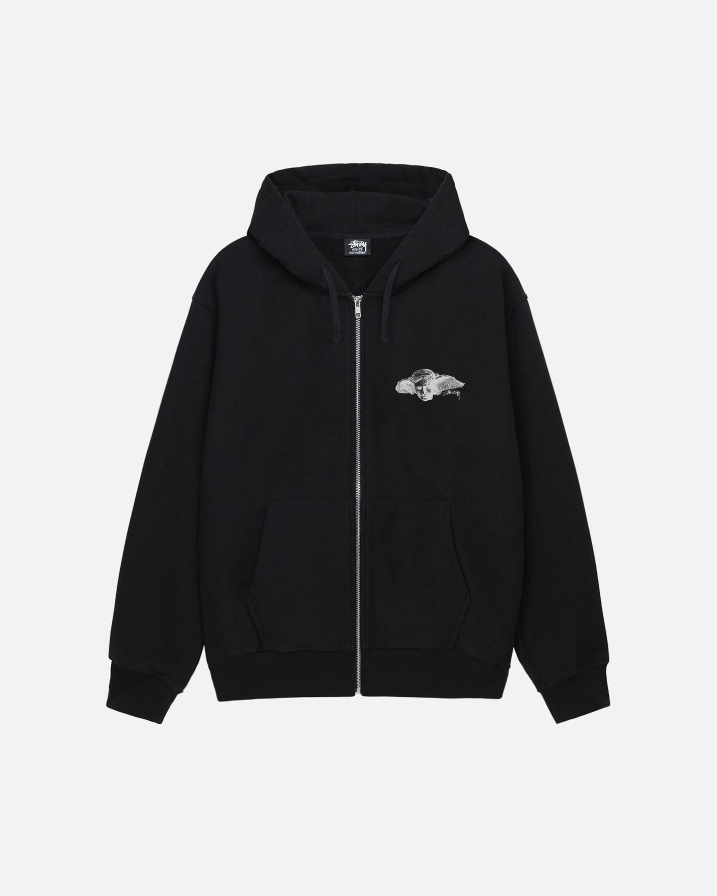 Stüssy Hypnos Zip Hoodie: Black