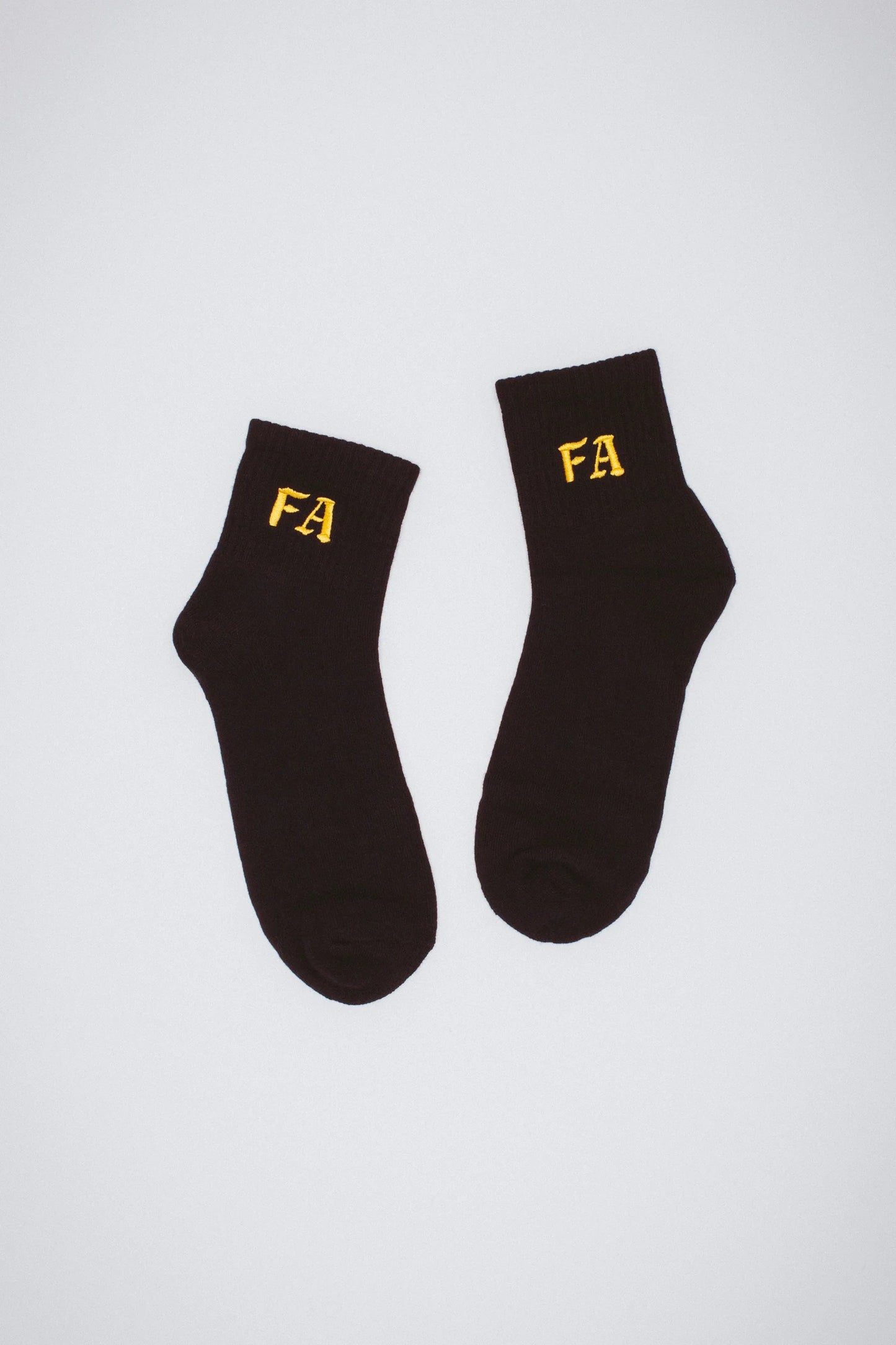 FA Children Of A Lesser God Quarter Socks: Black