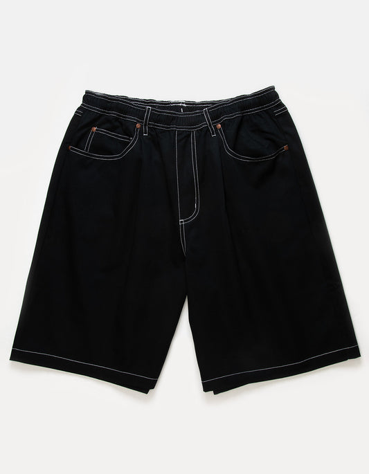 Converse 5 Pocket Baggy Shorts Black