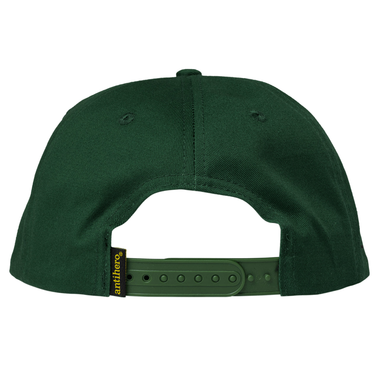 Antihero Lil Pigeon Snapback Forest Hat: Green/Yellow