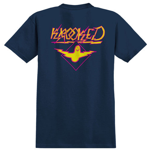 Krooked Bird Lightening Navy Tee