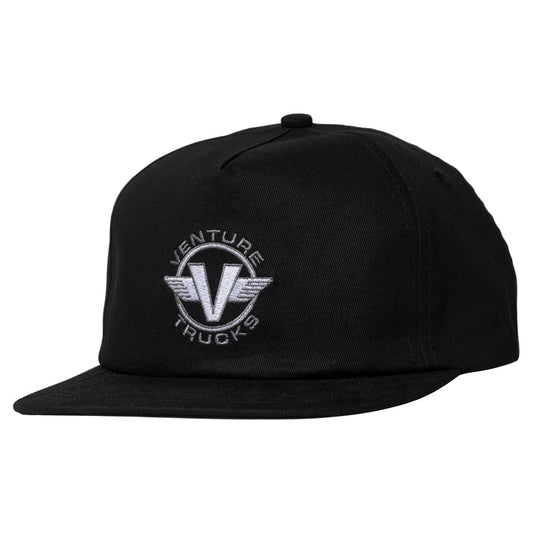 Venture Wings Snap Hat Black/White/Grey