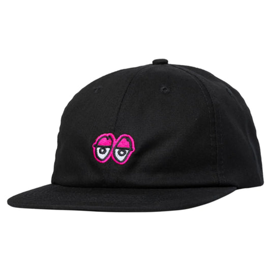 Krooked Eyes Snapback Black/Pink