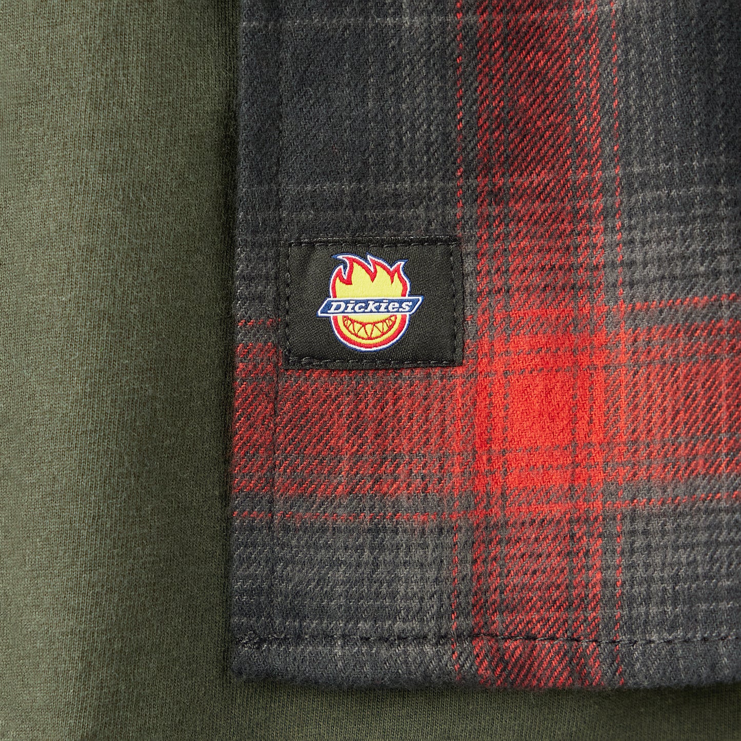 Dickies X Spitfire Woven Plaid Flannel Shirt