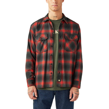 Dickies X Spitfire Woven Plaid Flannel Shirt