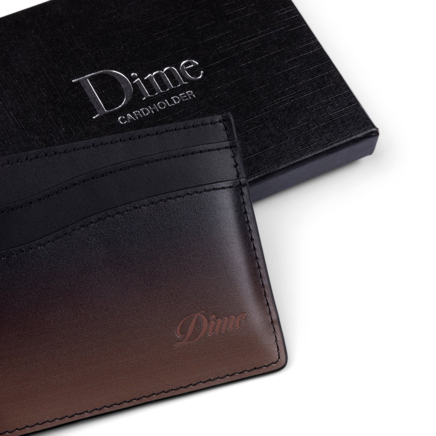 Dime Cursive Gradient Cardholder: Assorted Colors