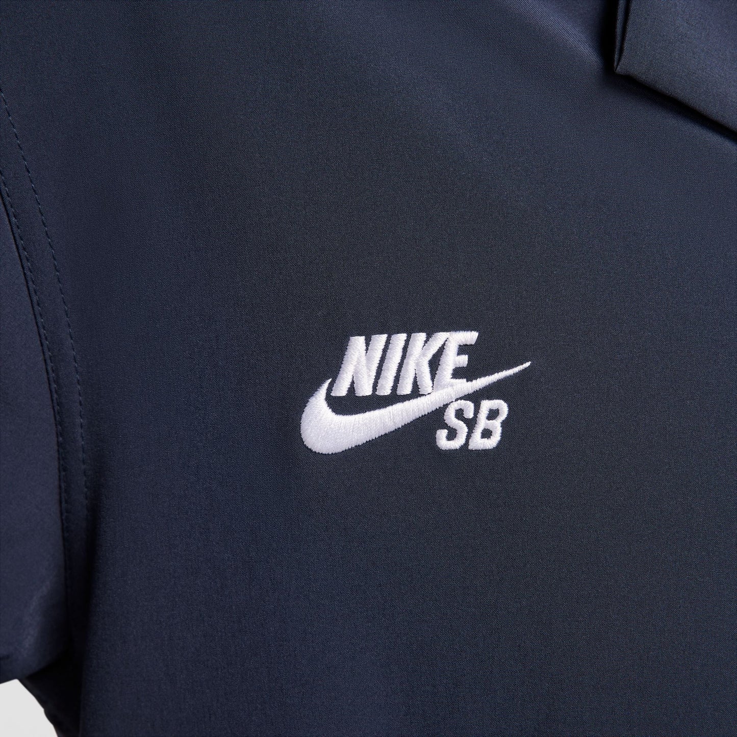 Nike SB Short Sleeve Button Up Skate Bowler Top Black