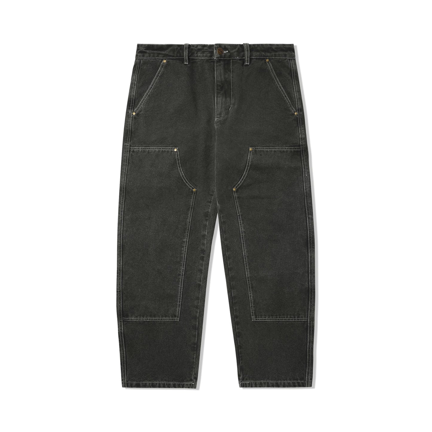 Butter Work Double Knee Pants Washed Black
