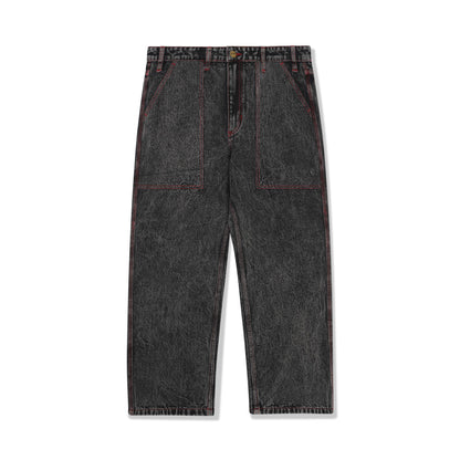 Butter Breakdown Relaxed Denim Jeans: Acid Wash Black