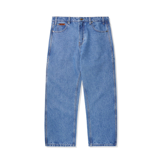 Butter Relaxed Denim Jeans: Washed Indigo