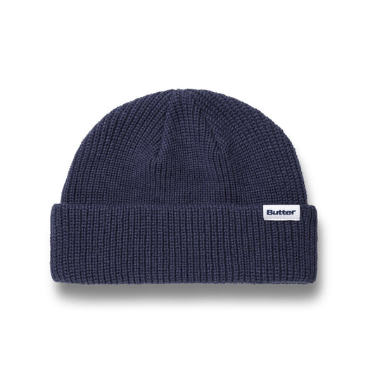 Butter Wharfie Beanie: Navy