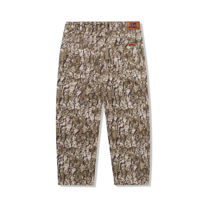 Butter Bark Camo Denim Jeans Tan