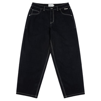 Dime Classic Baggy Denim Pants: Black