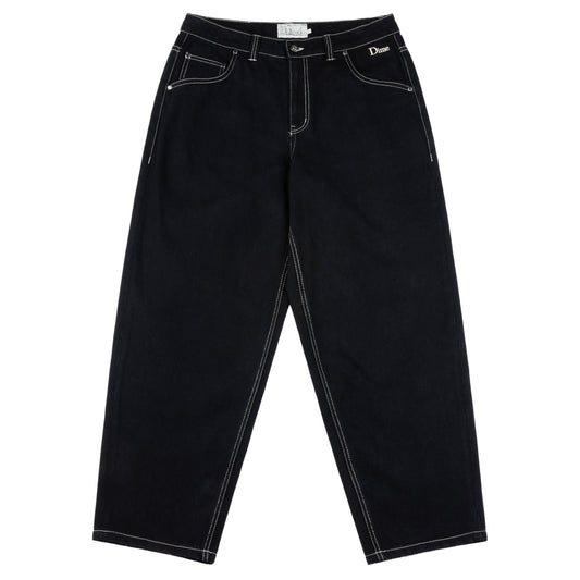 Dime Classic Baggy Denim Pants: Black