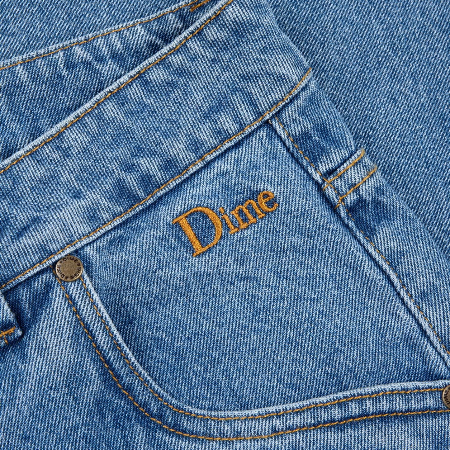 Dime Classic Baggy Denim Pants: Indigo Washed