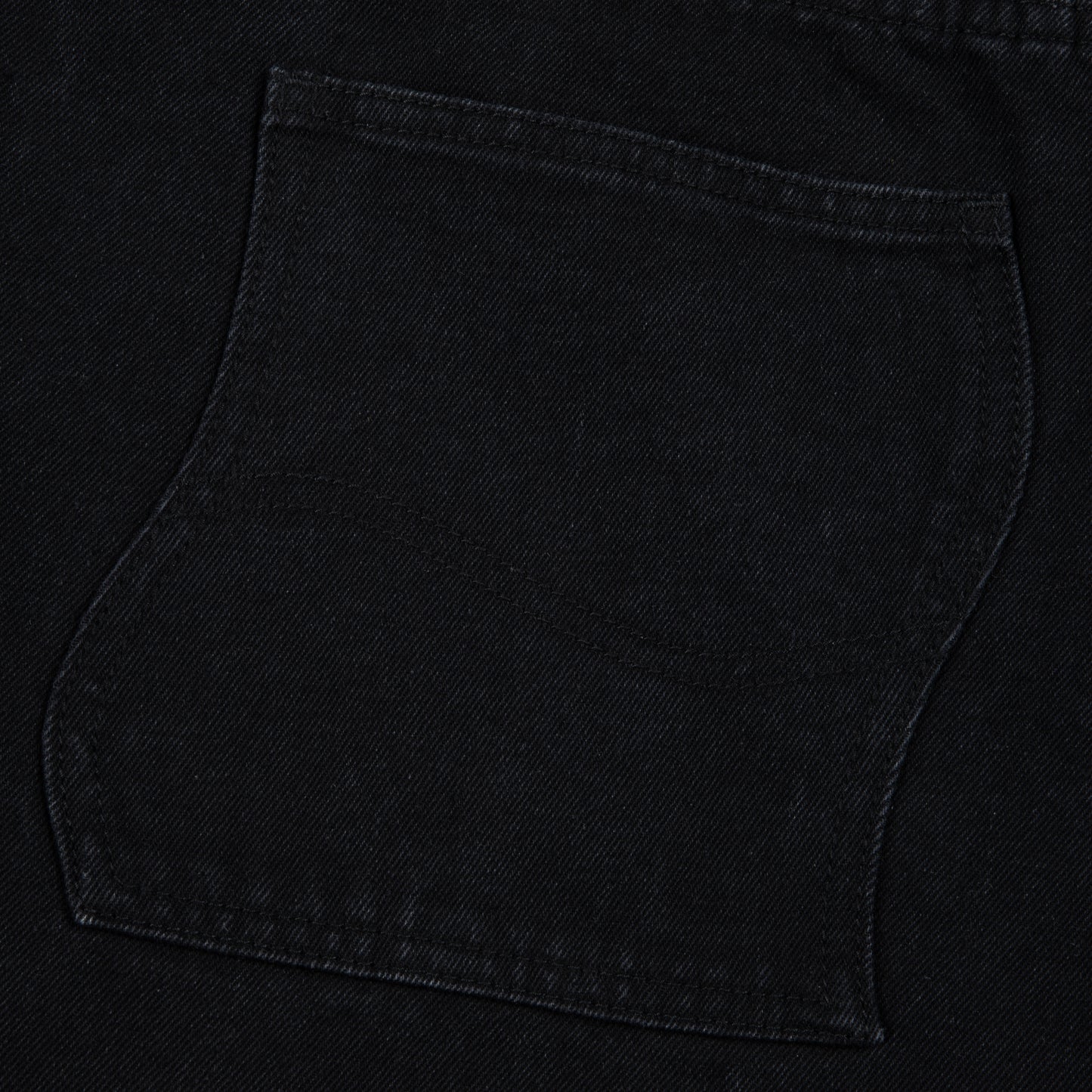 Dime Classic Relaxed Denim Pants: Black