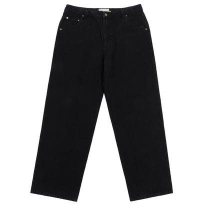 Dime Classic Relaxed Denim Pants: Black