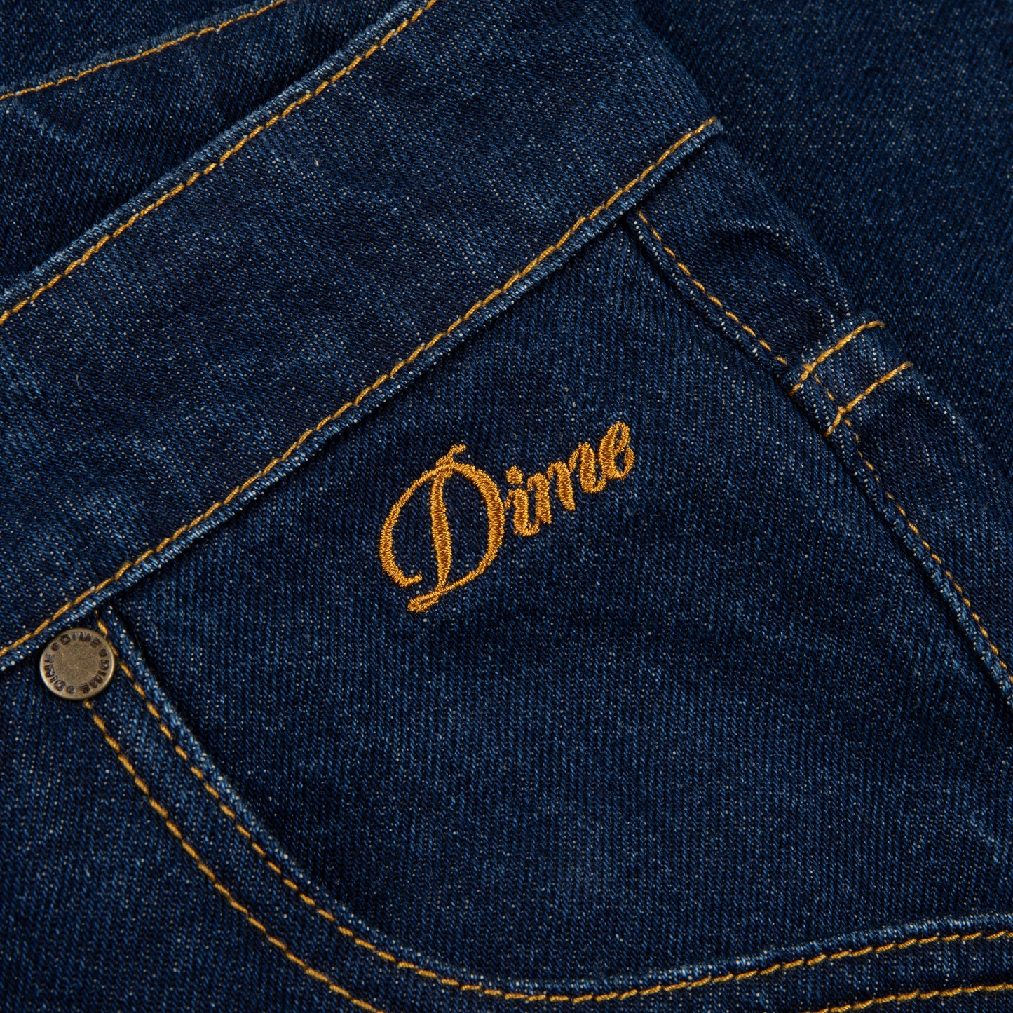 Dime Classic Relaxed Denim Pants: Indigo