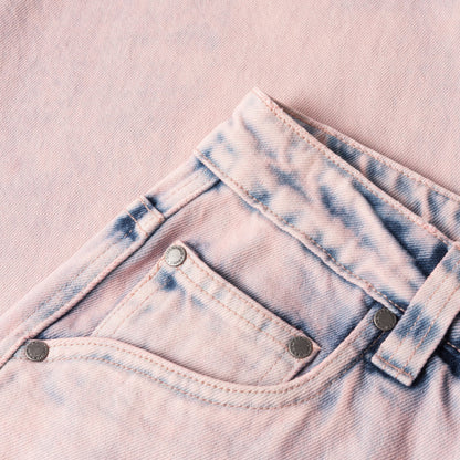 Dime Classic Baggy Denim Pants Overdyed Pink